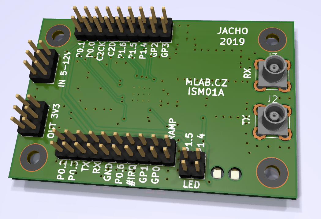 Top view on ISM01A