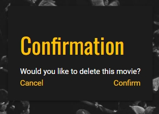 Delete Confirmation