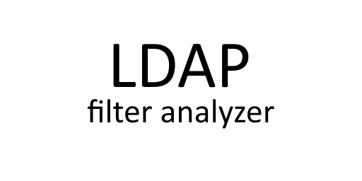 Screenshot for LDAP filter analyzer