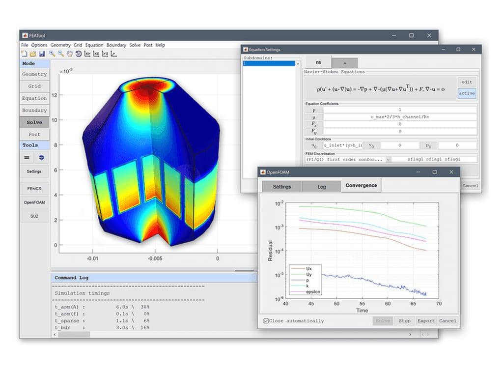 FEATool Multiphysics Screenshot