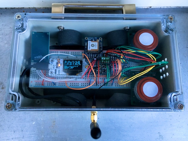 Image of NO2 measurement station - testrun