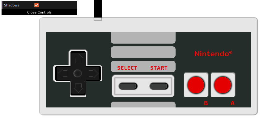 screenshot of nes controller demo