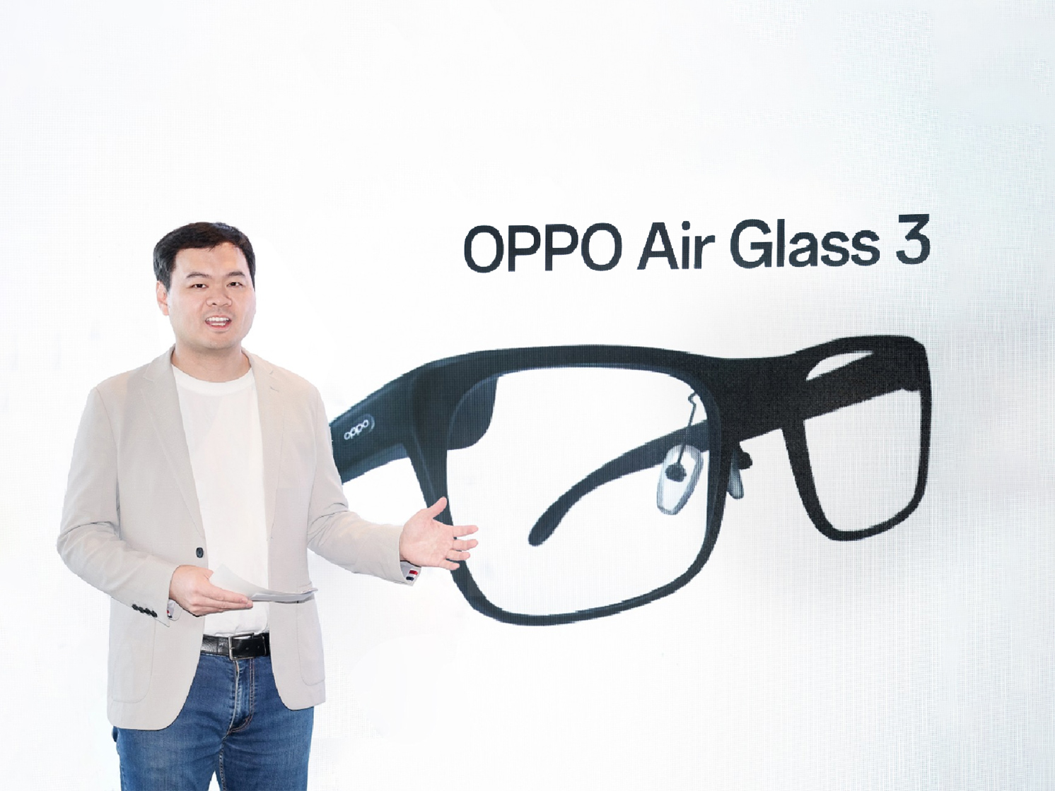 OPPO于MWC 2024发布全新OPPO Air Glass 3，面向全球展现AI时代新探索