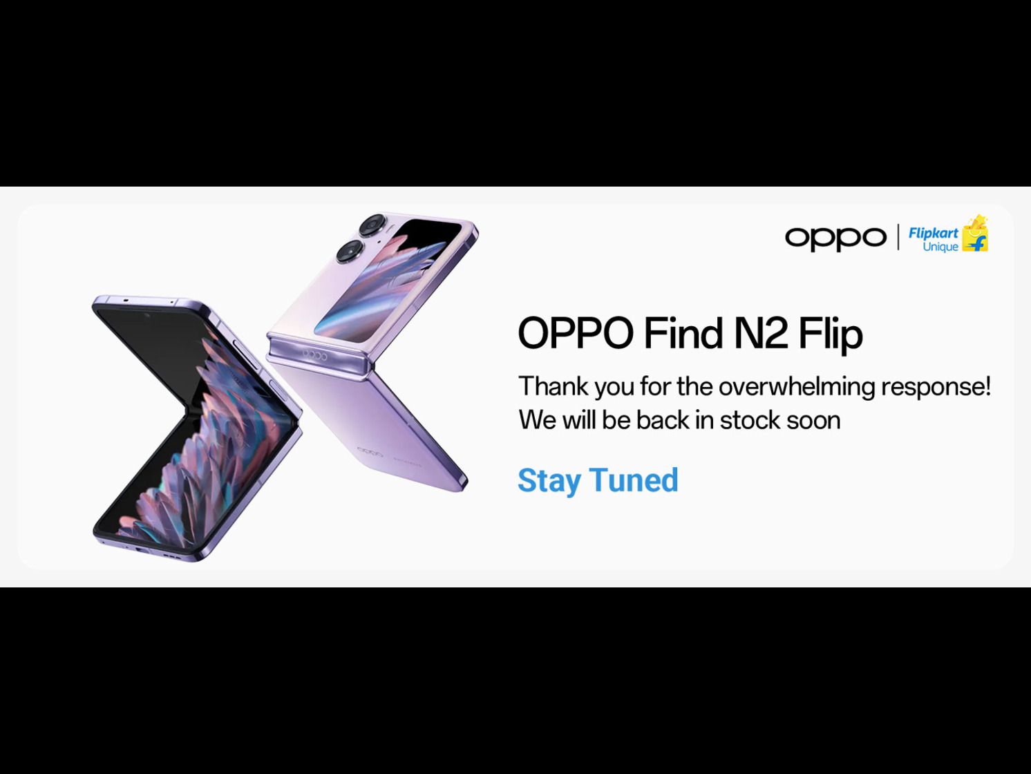 OPPO Find N2 Flip sold out on Flipkart within first week of its sale