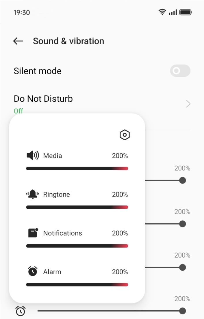 OPPO Ultra-Volume Modus