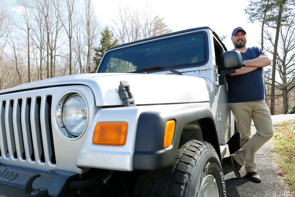 Chris and his Jeep