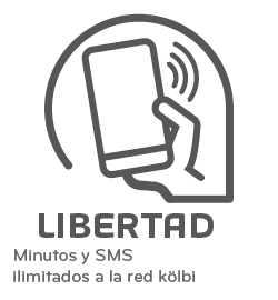 Minutos y SMS ilimitados a la red kölbi