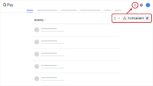 Google Pay notifications