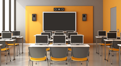 empty classroom