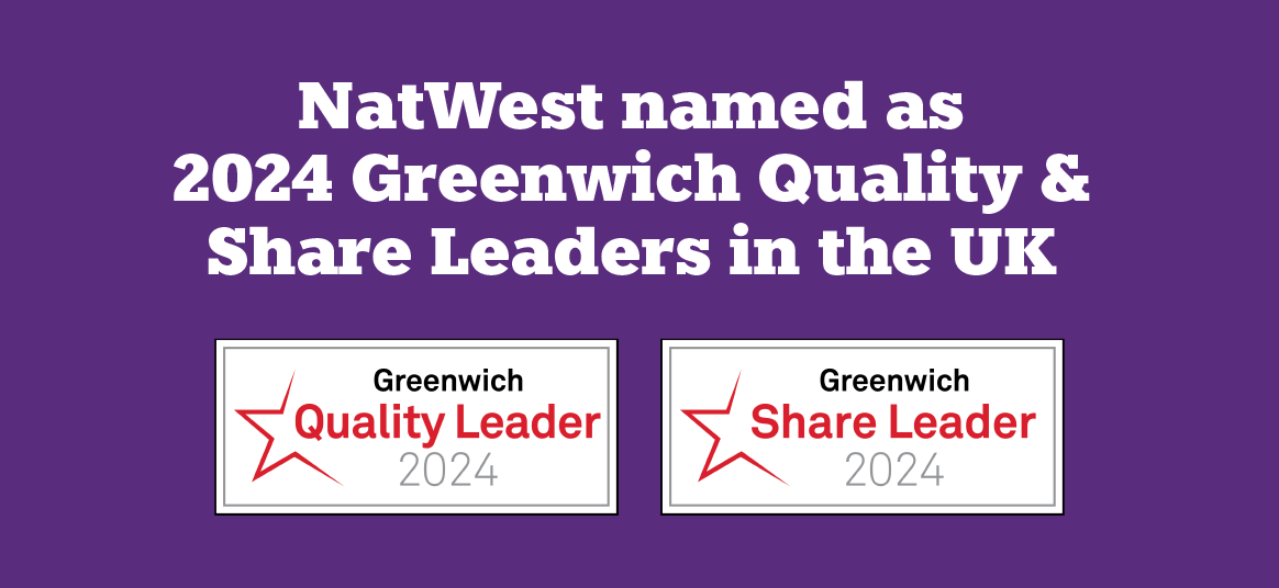 Read more about NatWest's “Quality and Share Leaders” recognition.