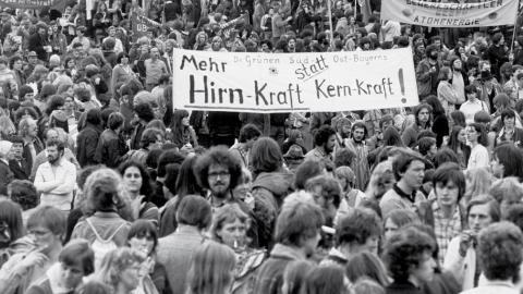 Hirnkraft statt Kernkraft Demonstration