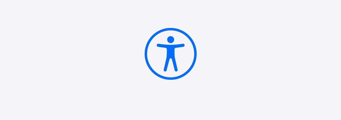 Logotipo de accesibilidad de Apple