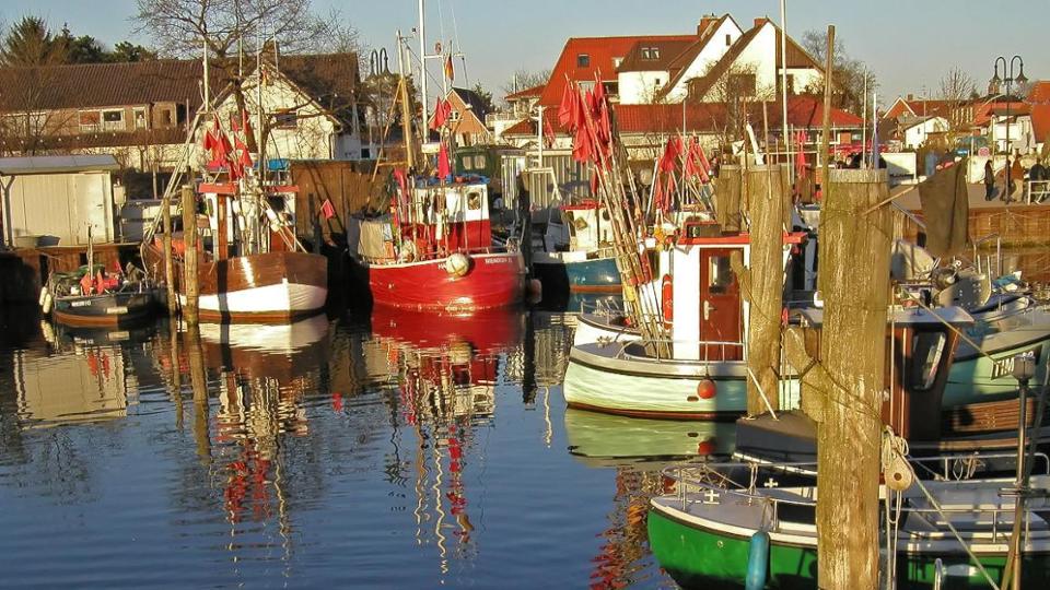 Fischerboote im Hafen