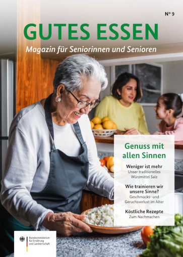 Titelbild von "Gutes Essen - Magazin für Seniorinnen und Senioren" 