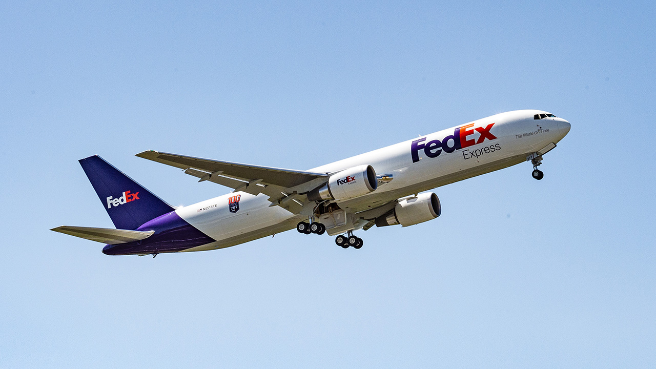 FedEx Delivery of 100th 767 Flyaway