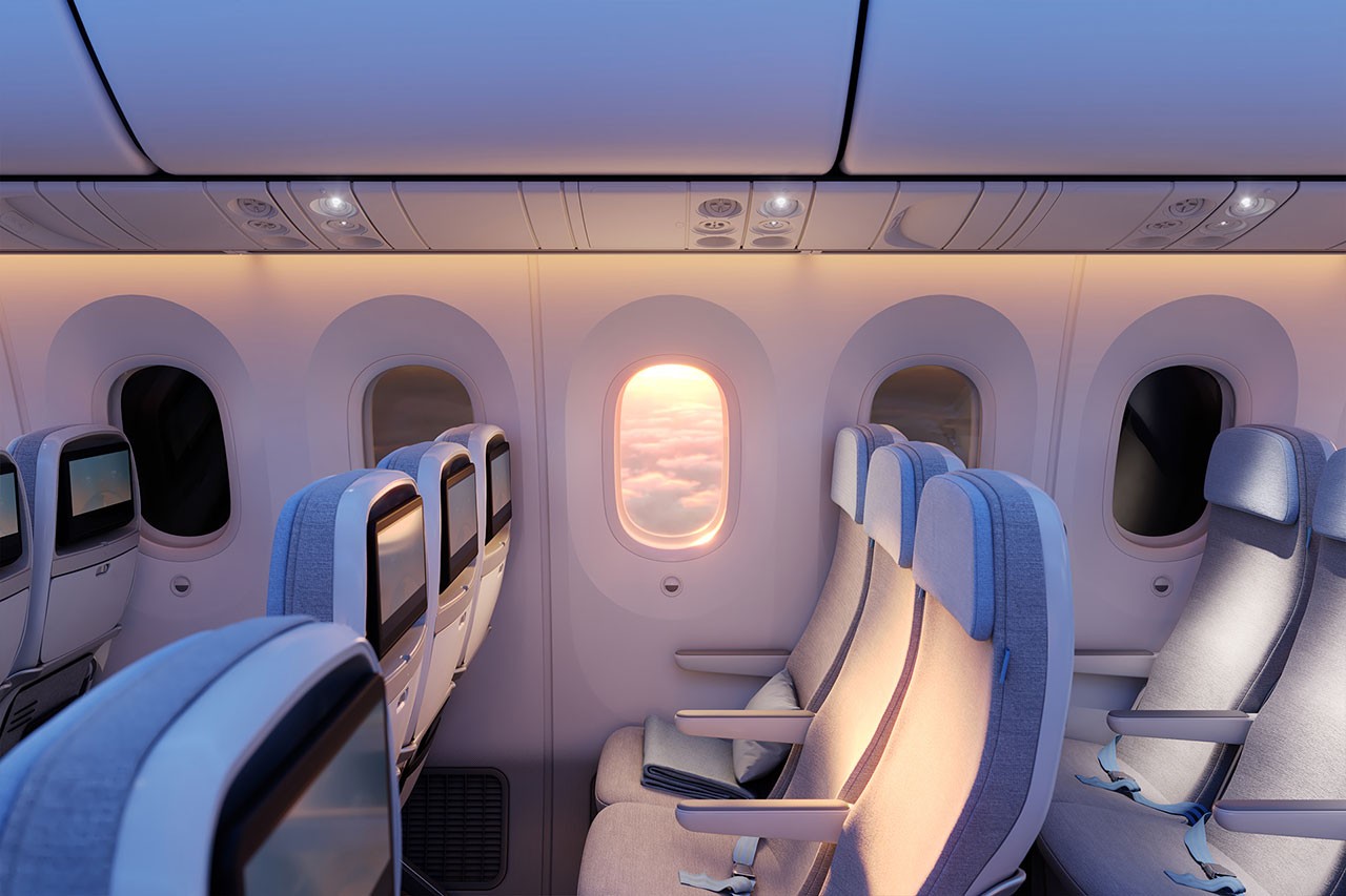 787 Dreamliner interior