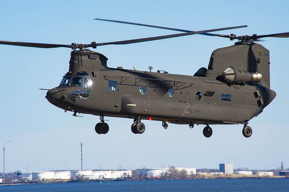 Image of a CH-47 F Chinook