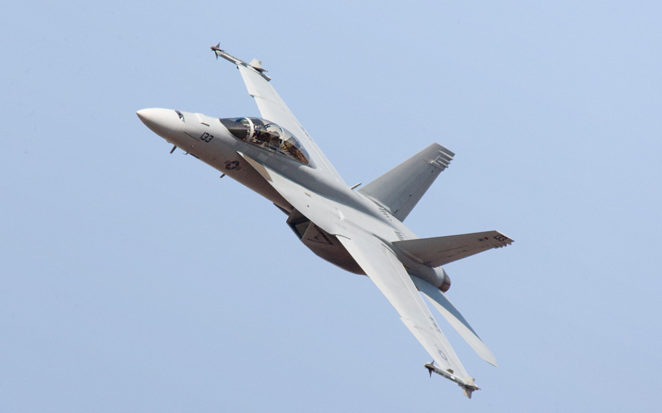 F/A-18 Super Hornet in flight