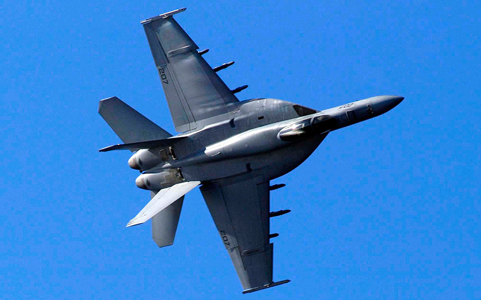 F/A-18 Super Hornet in flight