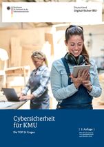 Cover der Broschüre "Cyber-Sicherheit für KMU"