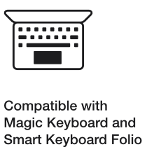 iPad Air (4th generation) Compatible with Magic Keyboard and Smart Keyboard Folio