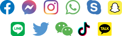 Prepaid Flex Social Pass Icons