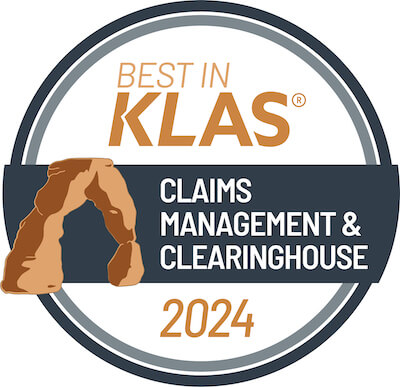 1 of 16 logos - Best in KLAS - Claims Management and Clearinghouse 2024 badge