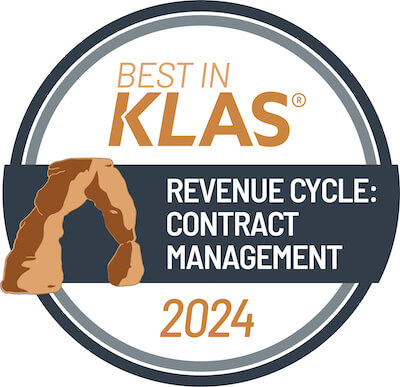 2 of 16 logos - Best in KLAS - Contract Management 2024 badge