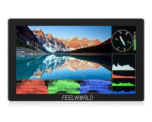 FEELWORLD P6X 5.5 Inch Aluminium DSLR Camera Field Monitor Touch Screen 4K HDMI High Brightness 1000nit