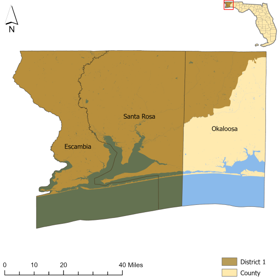 District 1 map