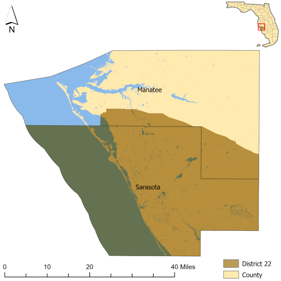 District 22 map