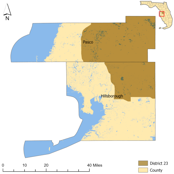 District 23 map