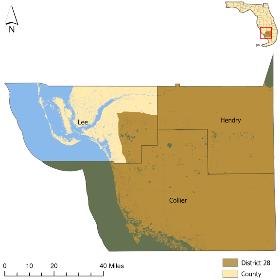 District 28 map