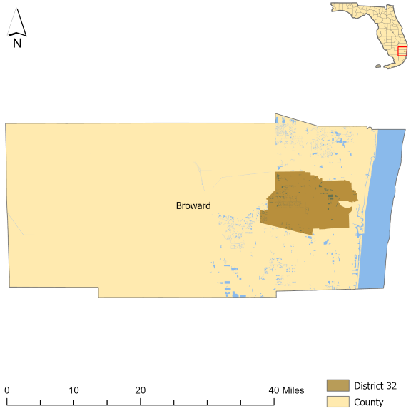 District 32 map