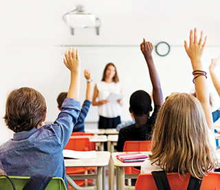 Photo of children in a classroom