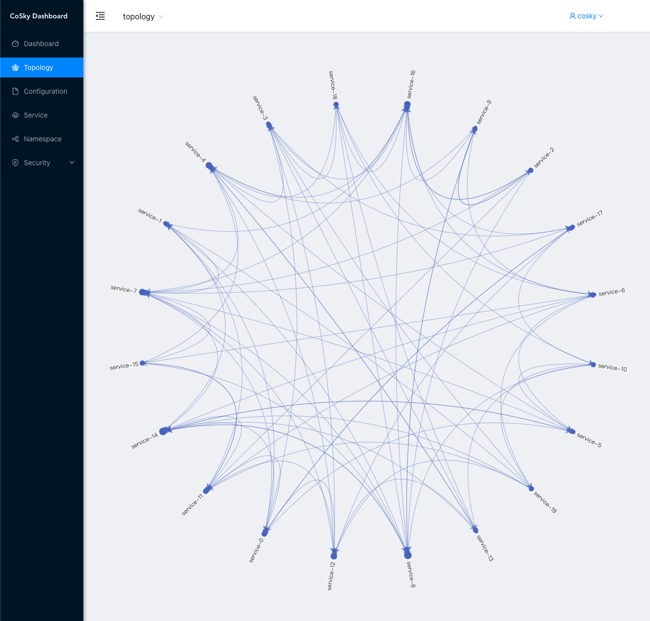 CoSky-Dashboard-topology