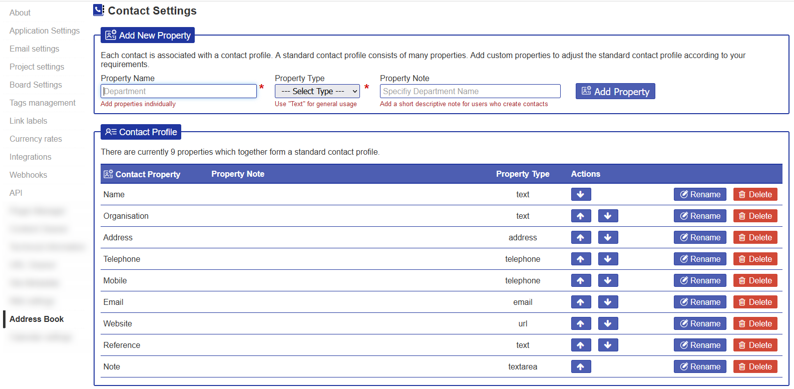 Plugin Settings