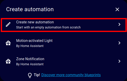 Create Automation