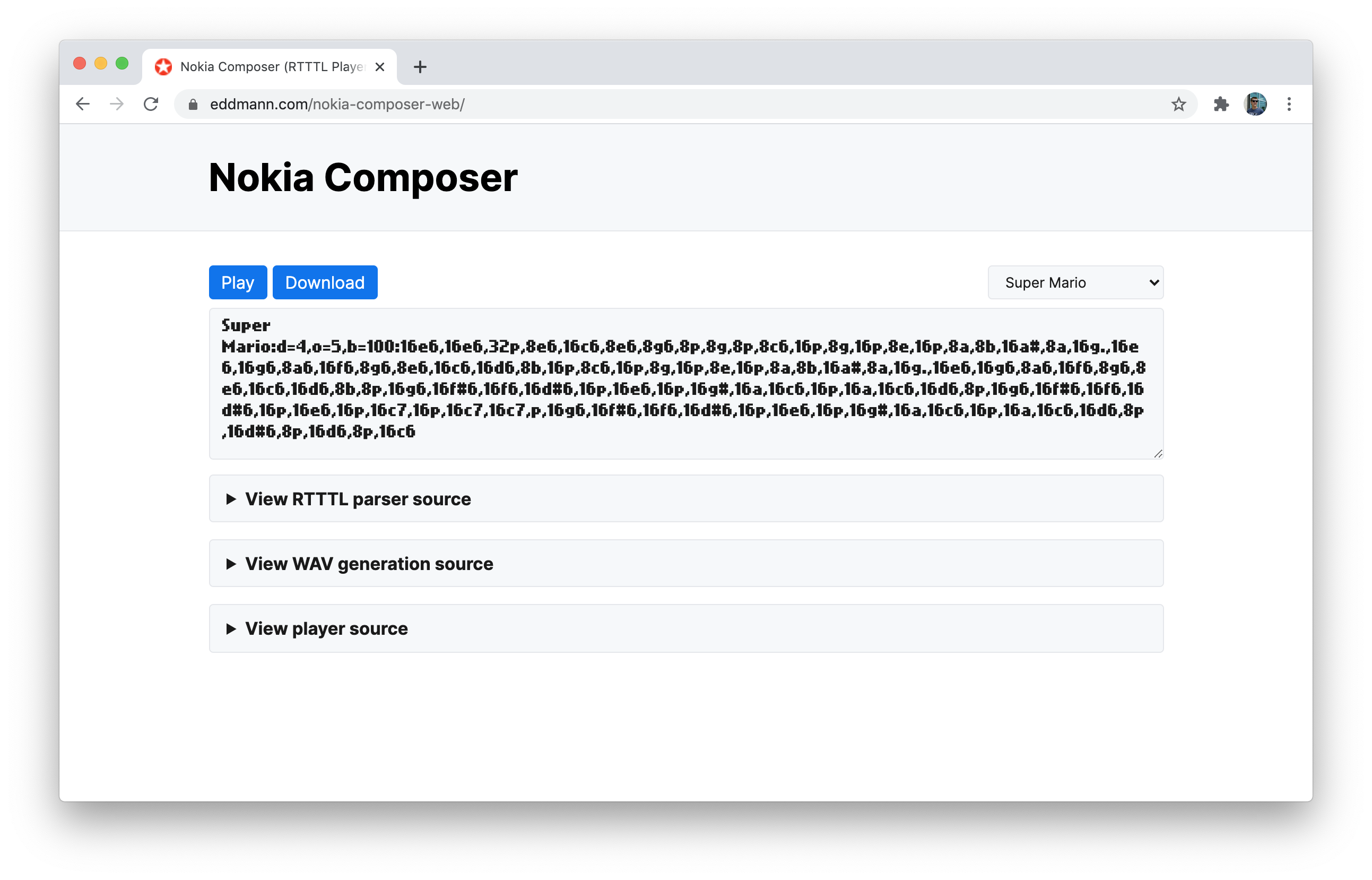 Nokia Composer