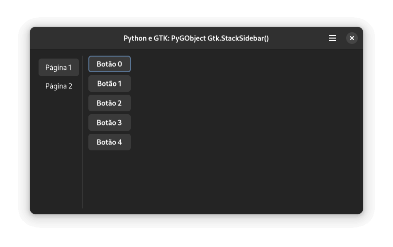 Gtk.StackSidebar