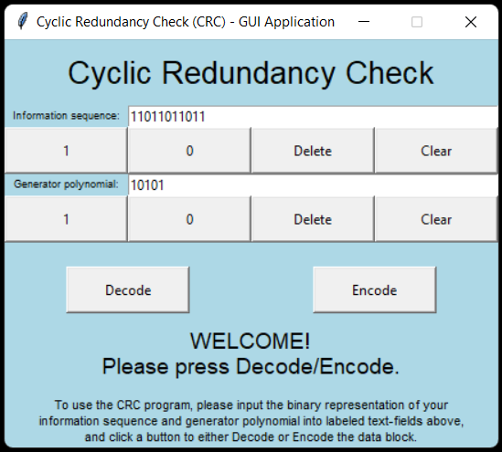 CRC performance analysis