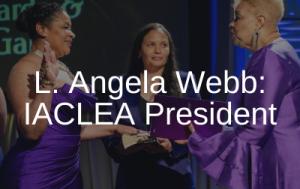 L. Angela Webb Sworn in as IACLEA's 2024-2025 President