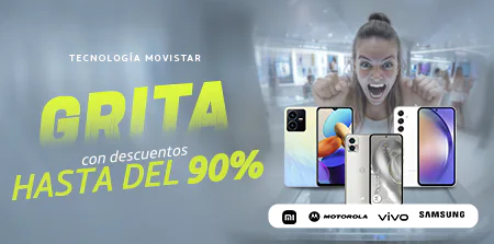 Banner movistar TECNOLOGÍA MOVISTAR ¡Por pocos días! Paga con Addi o 0% de interés con bancos aliados