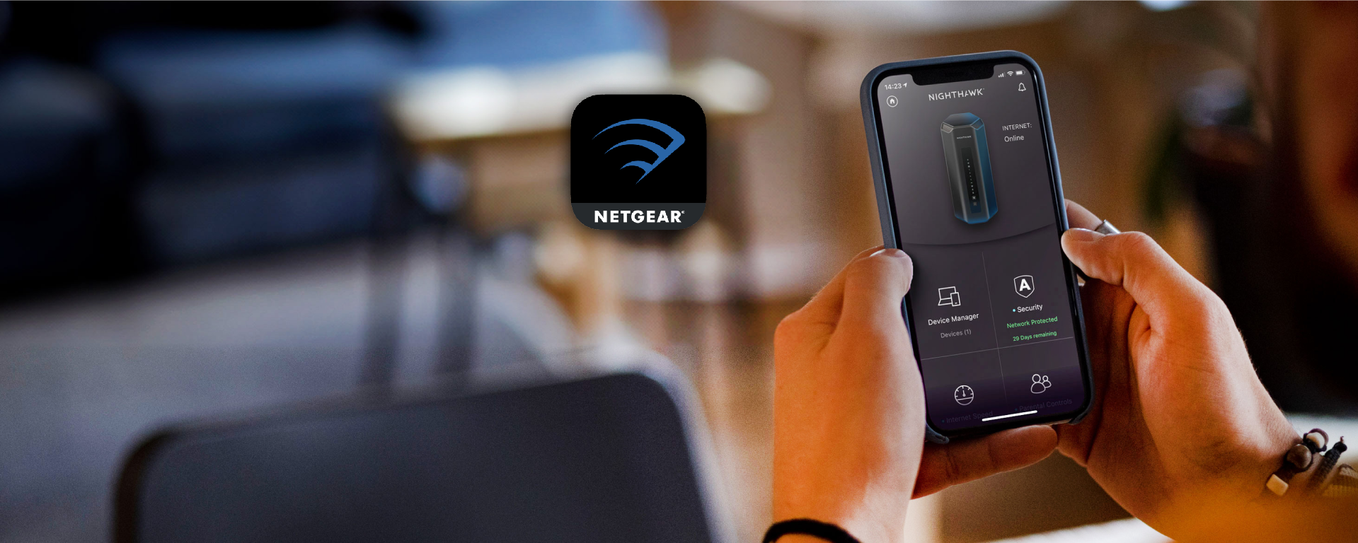 Netgear App banner