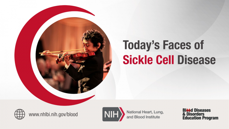 Image of Caesar Sant. Images says: Today’s Faces of sickle cell disease.