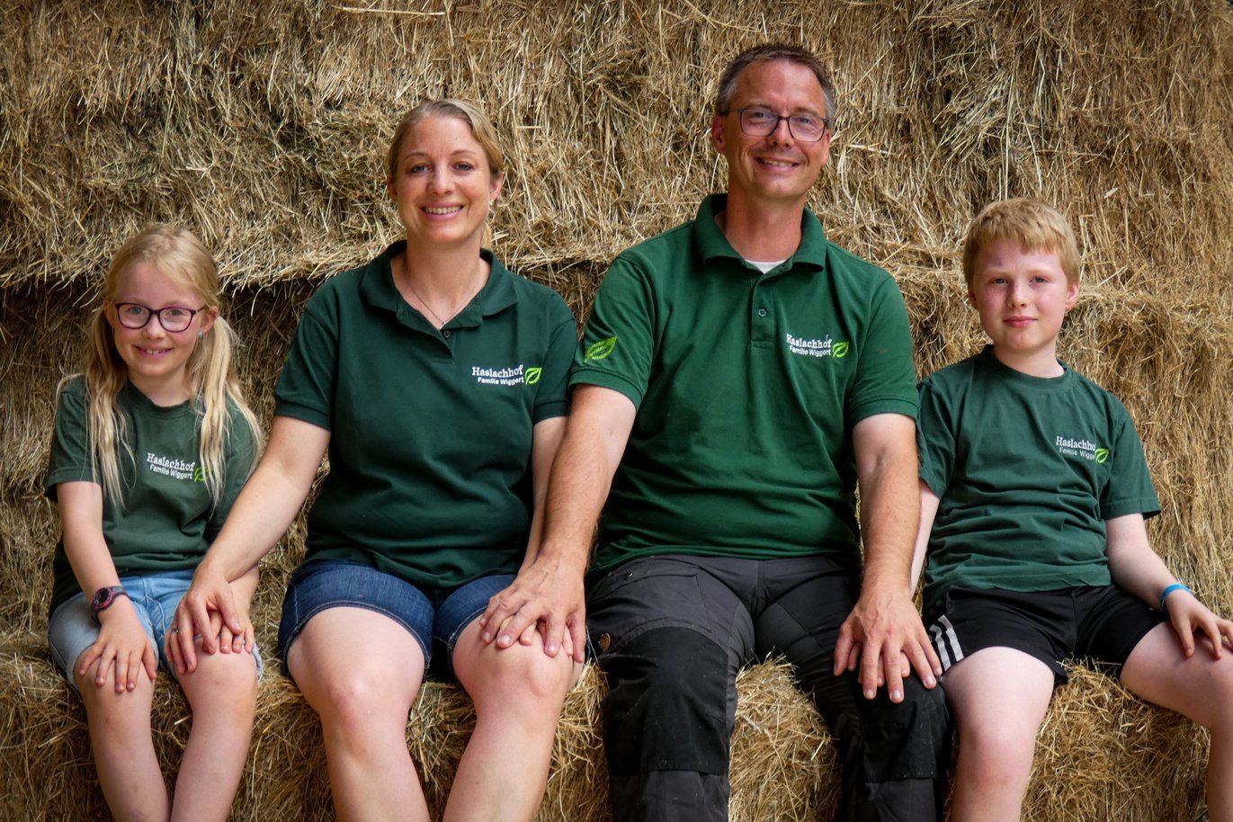 Familie Wiggert vom Haslachhof. Foto: Familie Wiggert