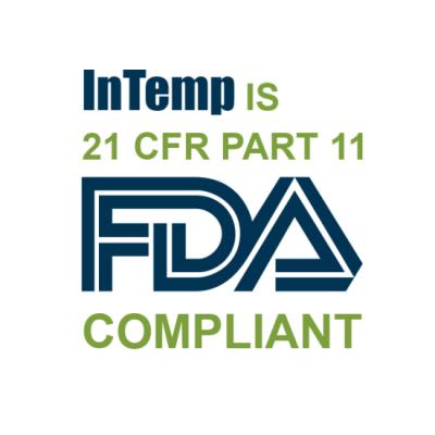 InTemp is 21 CFR Part 11 FDA Compliant