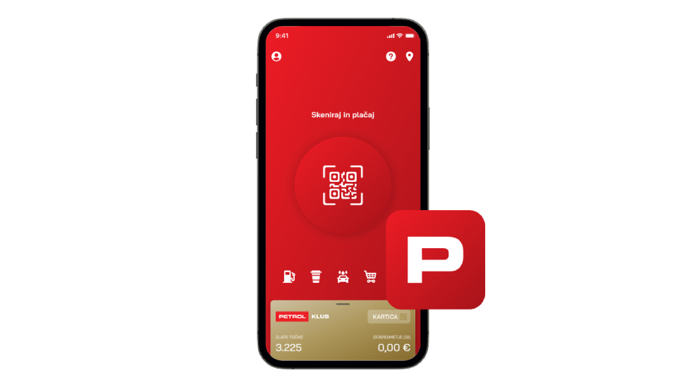 Aplikacijo Petrol GO prenesite na mobilni telefon
