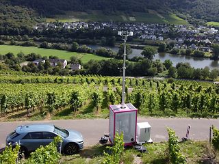 5G campus network in the vineyards on the Moselle.