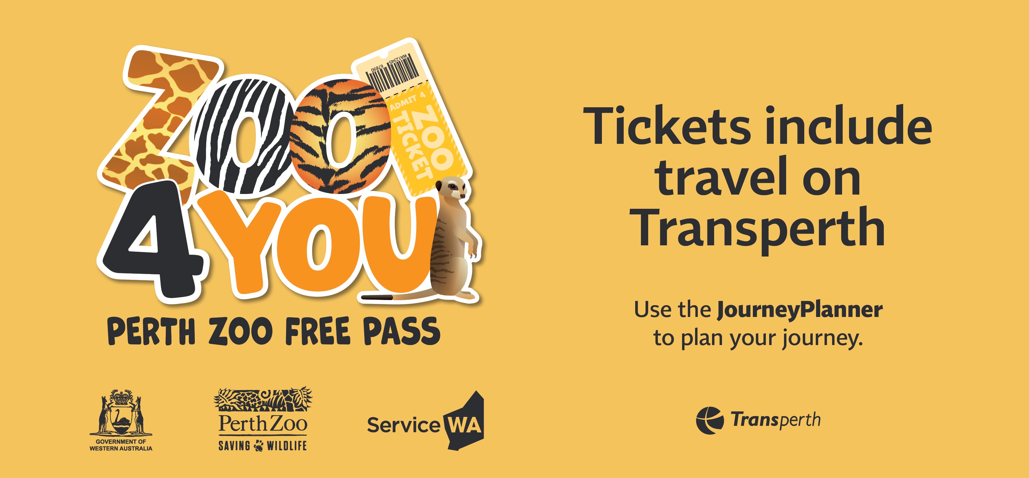 Perth Zoo Free Pass